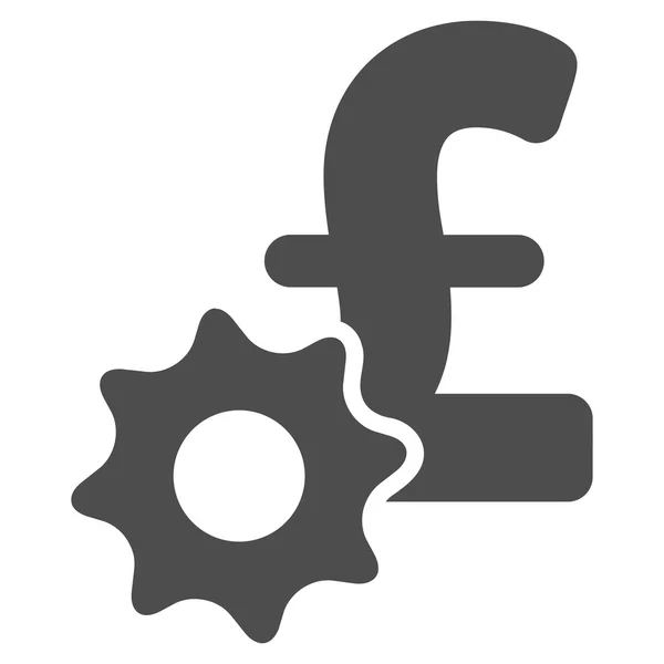 Opsi Pembayaran Pound Simbol Ikon Vektor Datar - Stok Vektor