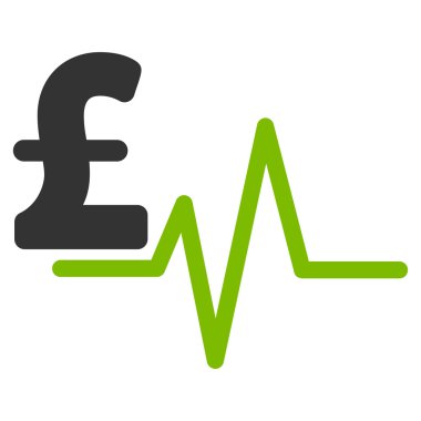 Lirası darbe düz vektör simgesi simgesi