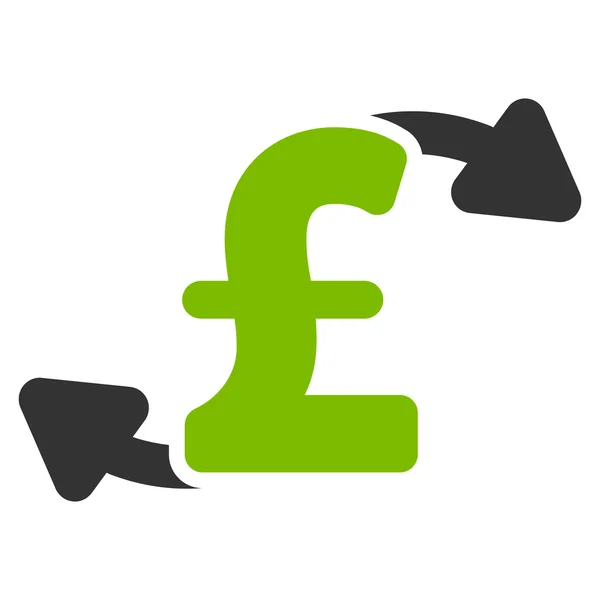 Font Cash out lapos vektor ikon szimbólum — Stock Vector