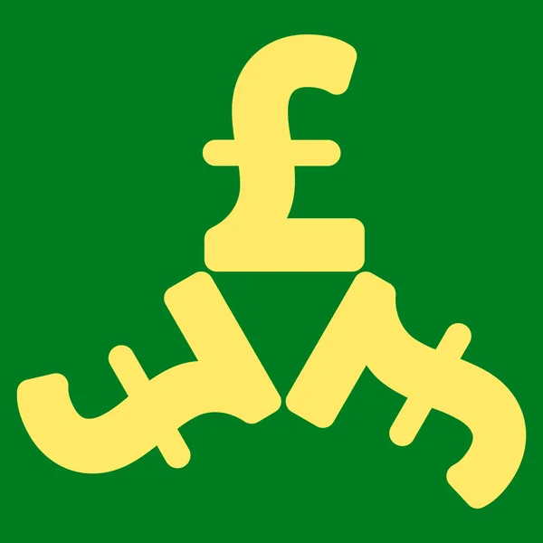 Pfund-Symbol für flache Vektorsymbole — Stockvektor