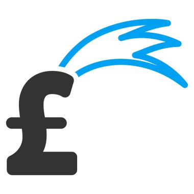 Servet Lirası düz Raster simgesi simgesi düşüyor