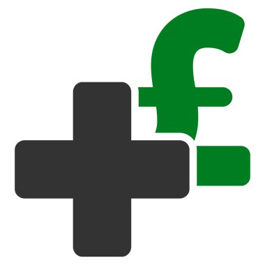 Lirası düz vektör simgesi simgesi eklemek