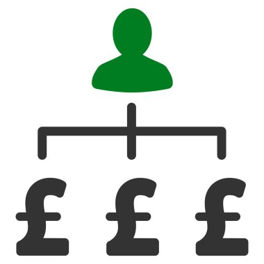 Lirası toplayıcı düz vektör simgesi simgesi