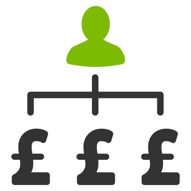 Lirası toplayıcı düz vektör simgesi simgesi