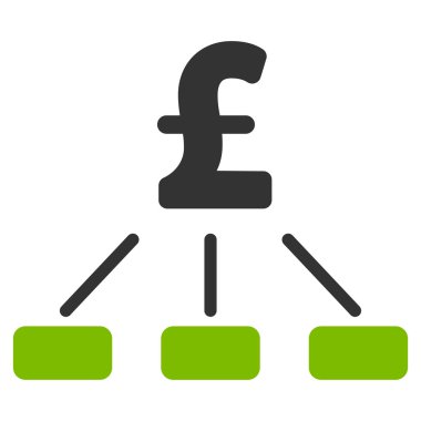 Lirası hiyerarşi düz vektör simgesi simgesi