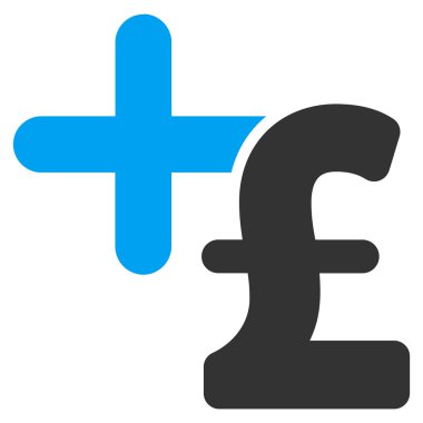 Tıp Lirası fiyat düz vektör simgesi simgesi