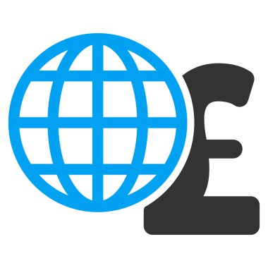 Küresel Lirası düz Raster simgesi simgesi finanse etmektedir.