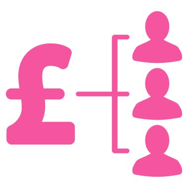 Vektör simgesi simgesi Lirası alıcılar düz