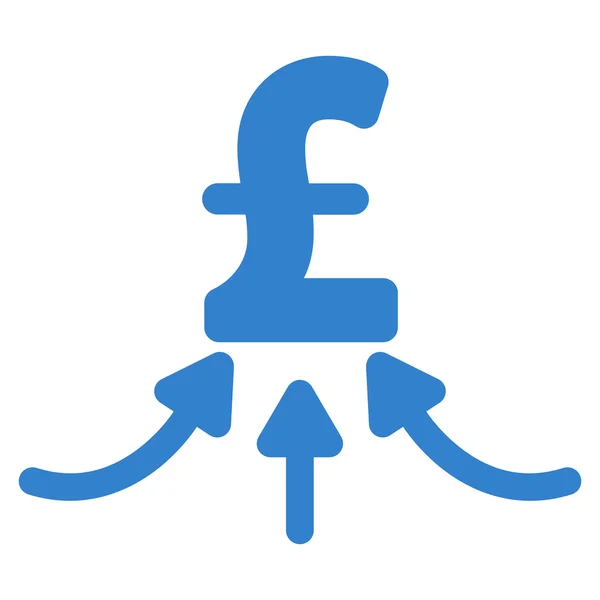 Pond financiële Accumulator platte Vector pictogram symbool — Stockvector