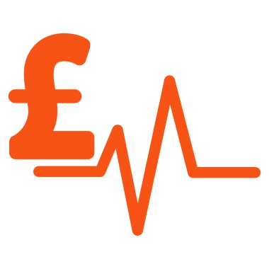 Lirası darbe düz vektör simgesi simgesi