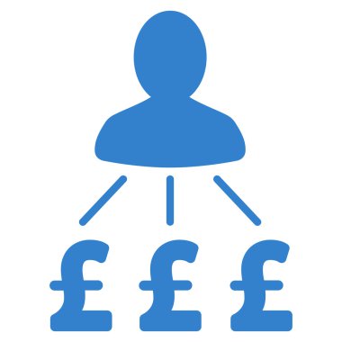 Kişi Lirası düz vektör simgesi simgesi giderleri