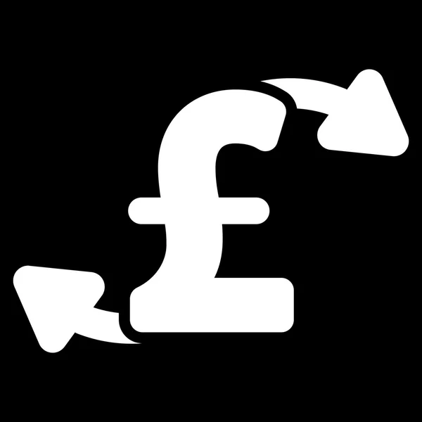 Pond Cash Outs platte Vector pictogram symbool — Stockvector