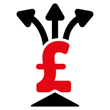 Lirası toplayıcı düz vektör simgesi simgesi