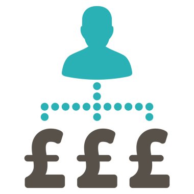 User Pound Payments Flat Vector Icon Symbol