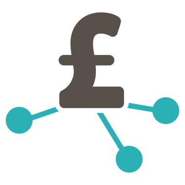 Düz vektör simgesi simgesi Lirası Bankası şubeleri