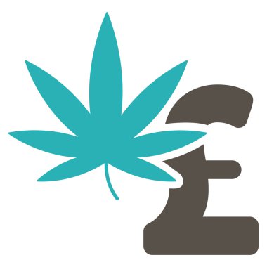 Esrar Lirası iş düz vektör simgesi simgesi