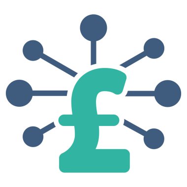 Vektör simgesi simgesi Lirası ilişkiler daire