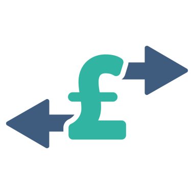 Lirası para düz vektör simgesi simgesi harcamak