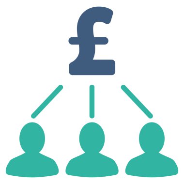 Vektör simgesi simgesi Lirası hissedarlar düz