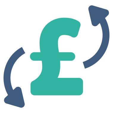 Düz vektör simgesi simgesi Lirası aktarır