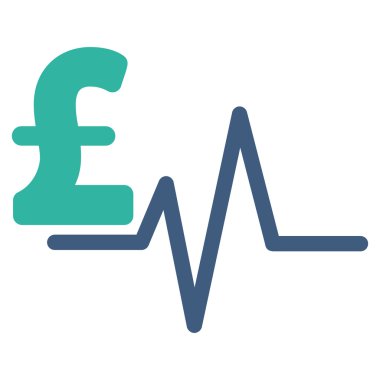 Lirası darbe düz vektör simgesi simgesi