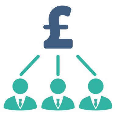 Vektör simgesi simgesi Lirası hissedarlar düz