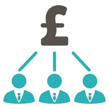 Vektör simgesi simgesi Lirası hissedarlar düz