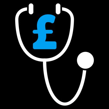 Lirası sağlık düz vektör simgesi simgesi