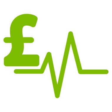 Lirası darbe düz vektör simgesi simgesi