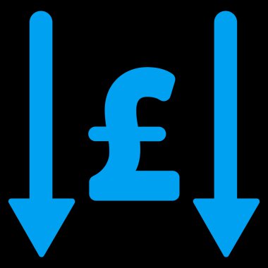 Lirası düz vektör simgesi simgesi almak