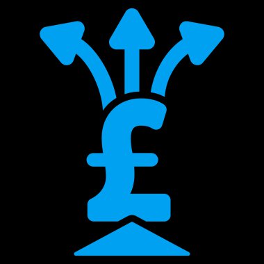 Lirası toplayıcı düz vektör simgesi simgesi