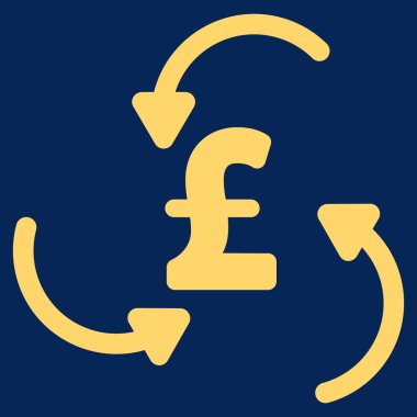 Lirası girdap düz vektör simgesi simgesi