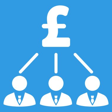 Vektör simgesi simgesi Lirası hissedarlar düz