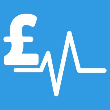 Lirası darbe düz vektör simgesi simgesi