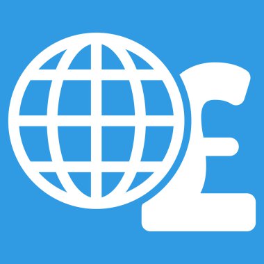 Küresel Lirası düz vektör simgesi simgesi finanse etmektedir.