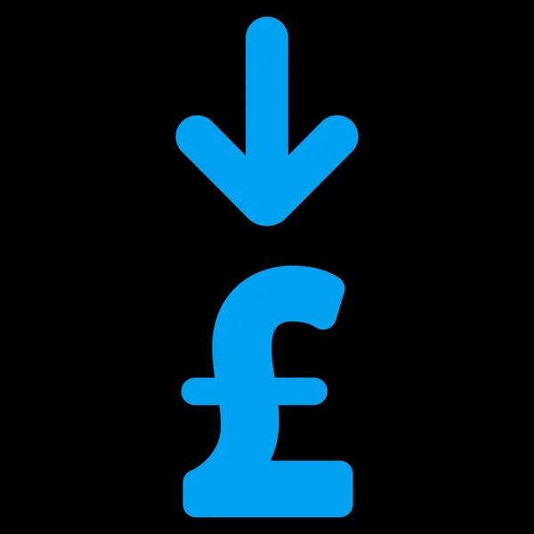Font bevétel lapos vektor ikon szimbólum — Stock Vector