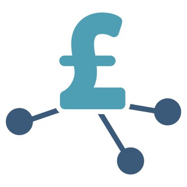 Düz vektör simgesi simgesi Lirası Bankası şubeleri