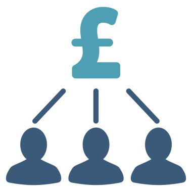 Vektör simgesi simgesi Lirası hissedarlar düz