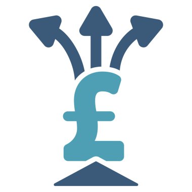 Lirası toplayıcı düz vektör simgesi simgesi