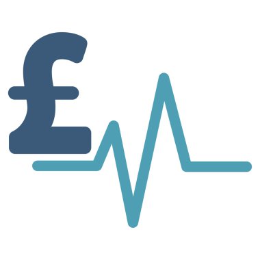 Lirası darbe düz vektör simgesi simgesi