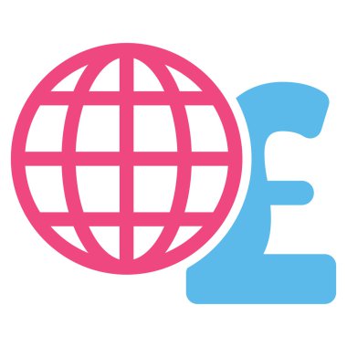 Küresel Lirası düz vektör simgesi simgesi finanse etmektedir.