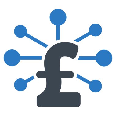 Vektör simgesi simgesi Lirası ilişkiler daire