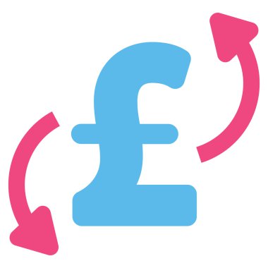 Düz vektör simgesi simgesi Lirası aktarır