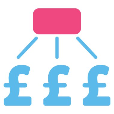 Lirası finansal düzeni düz vektör simgesi simgesi