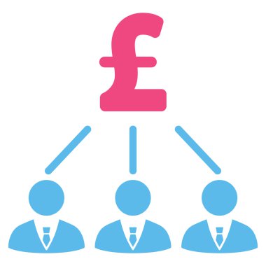 Vektör simgesi simgesi Lirası hissedarlar düz