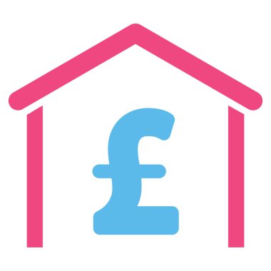 Lirası garaj düz vektör simgesi simgesi