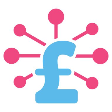 Vektör simgesi simgesi Lirası ilişkiler daire