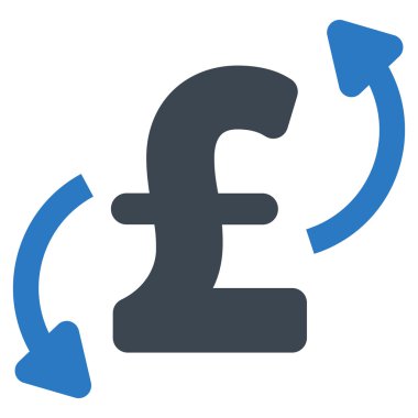 Düz vektör simgesi simgesi Lirası aktarır