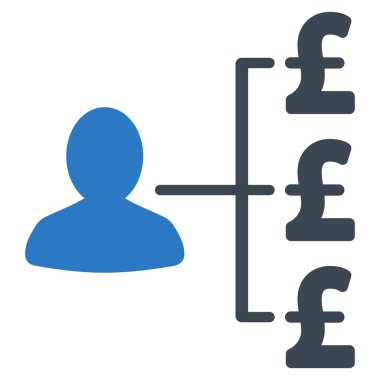 Vektör simgesi simgesi Lirası mükellefi ilişkiler daire