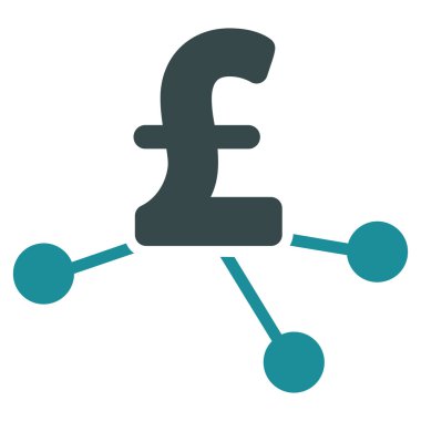 Düz vektör simgesi simgesi Lirası Bankası şubeleri